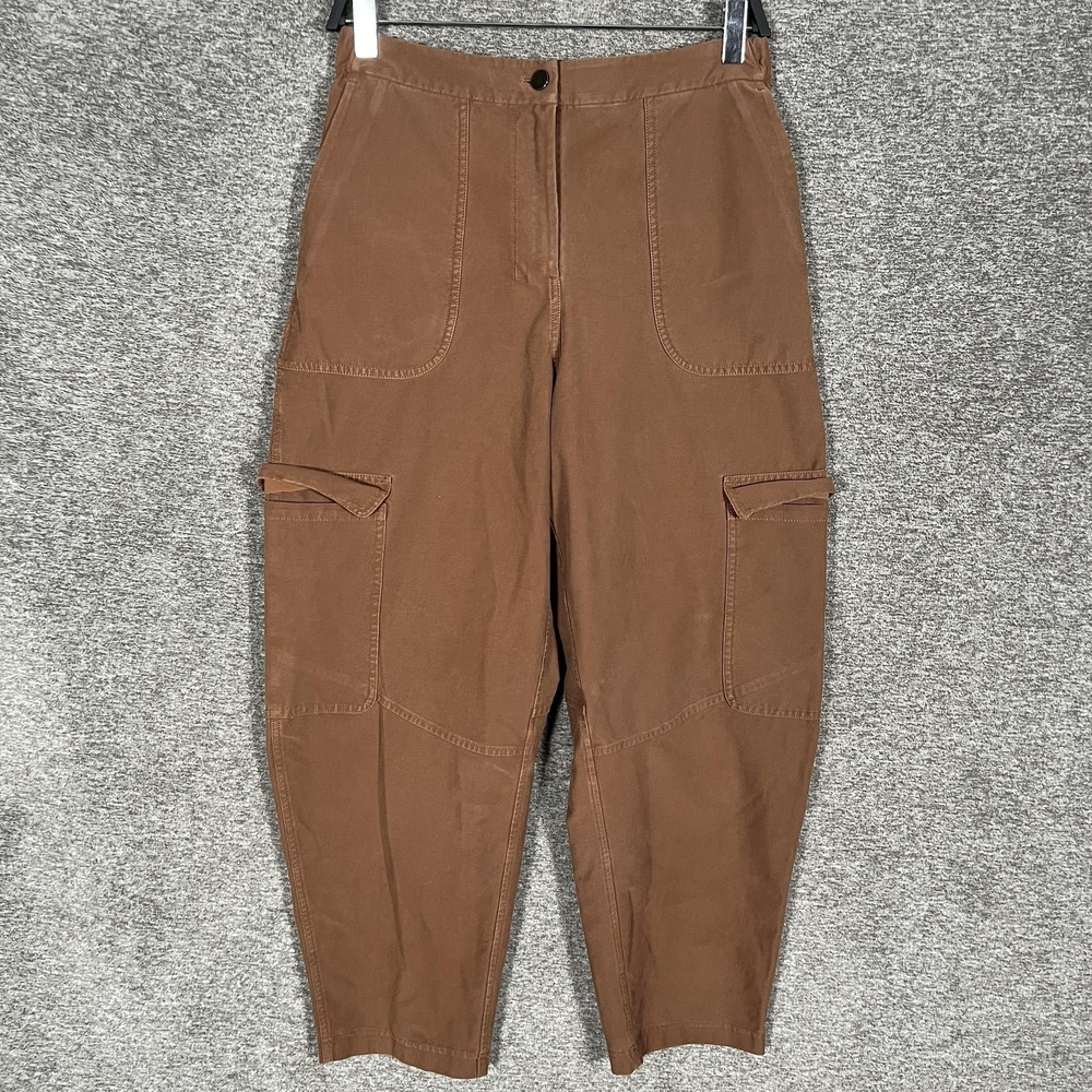 Lululemon Light Utilitech Cargo Pocket High Rise Crop Barrel Pant Women 29 Brown